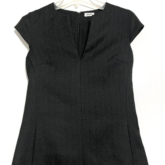 L'Agence Notch Neck Cap Sleeve Sheath Dress - Picture 5 of 14